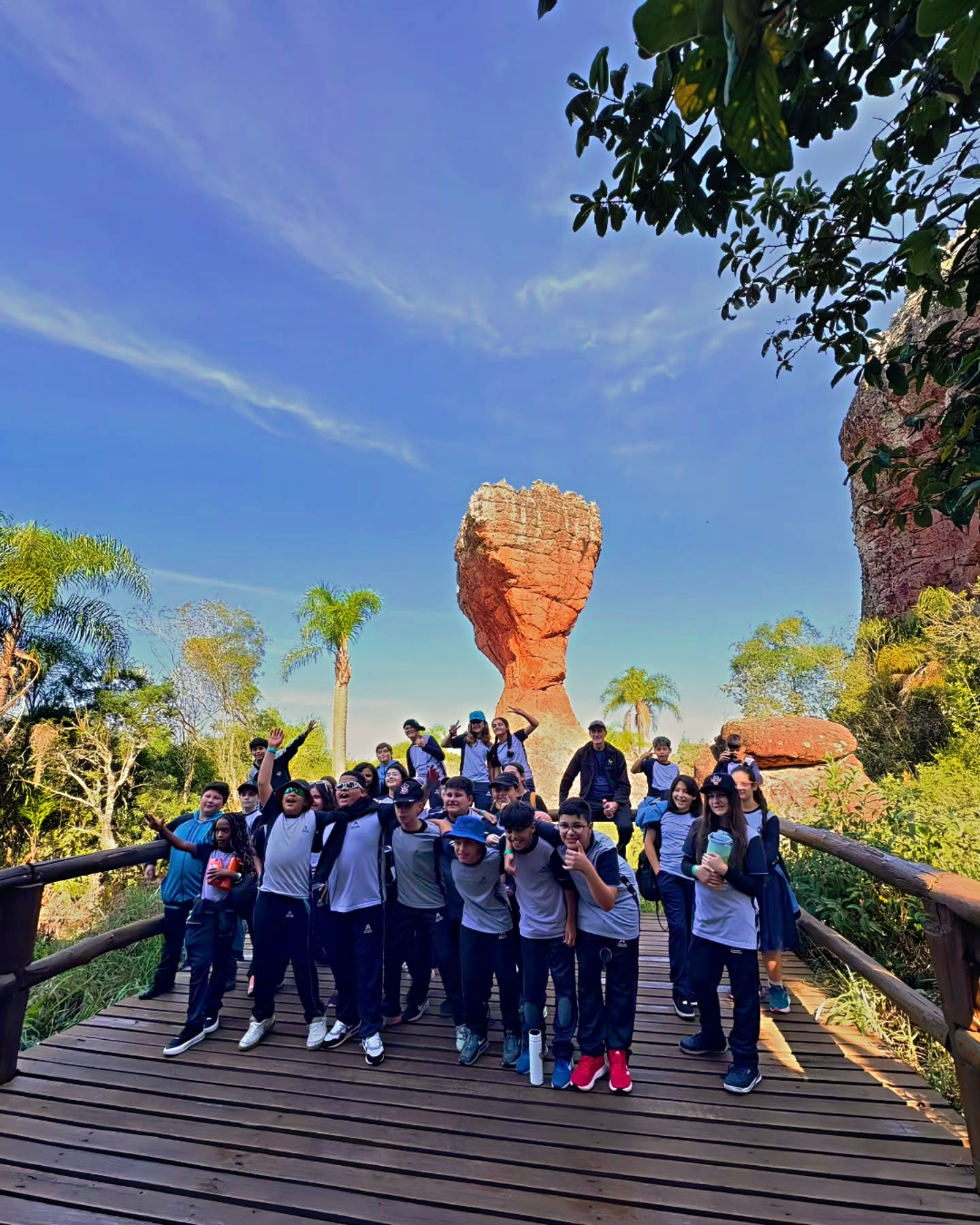 Grupo viajando